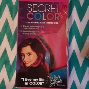 Pink headband hair extensions by Demi Lovato NWT